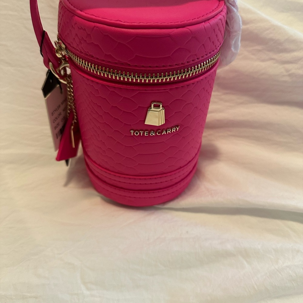 Tote & Carry Mini Barrel Bag – Neon Pink (O/S)